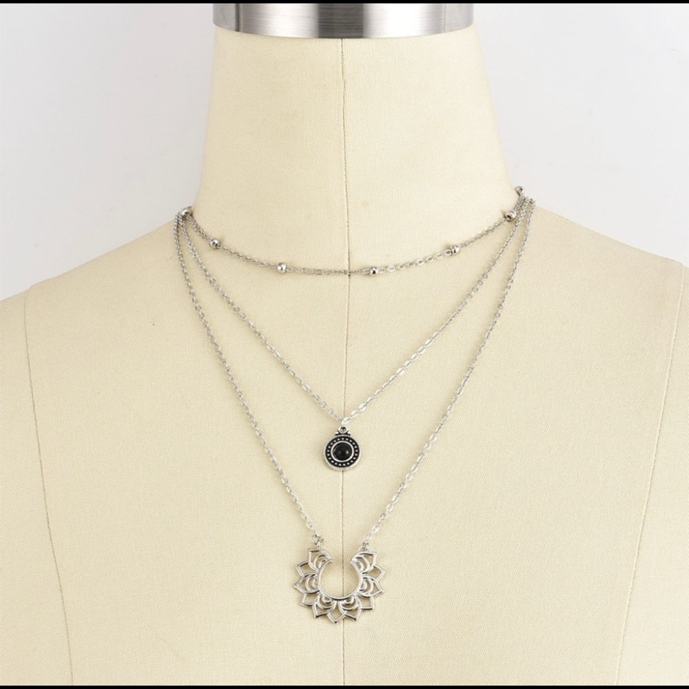 Golden Threads Layered Necklaces